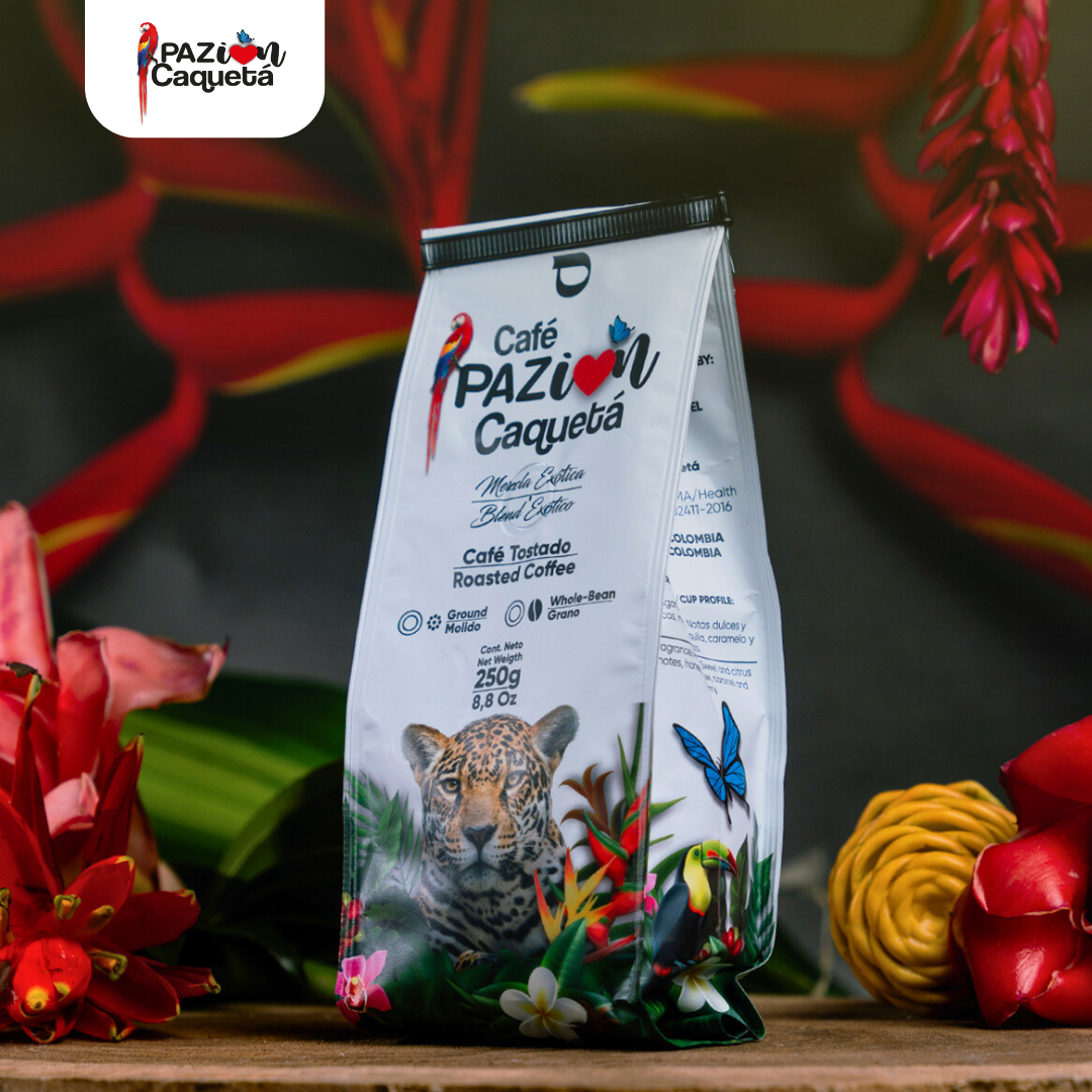 Café Pazión Caquetá Jaguar Mezcla Origen Amazonico x250gr