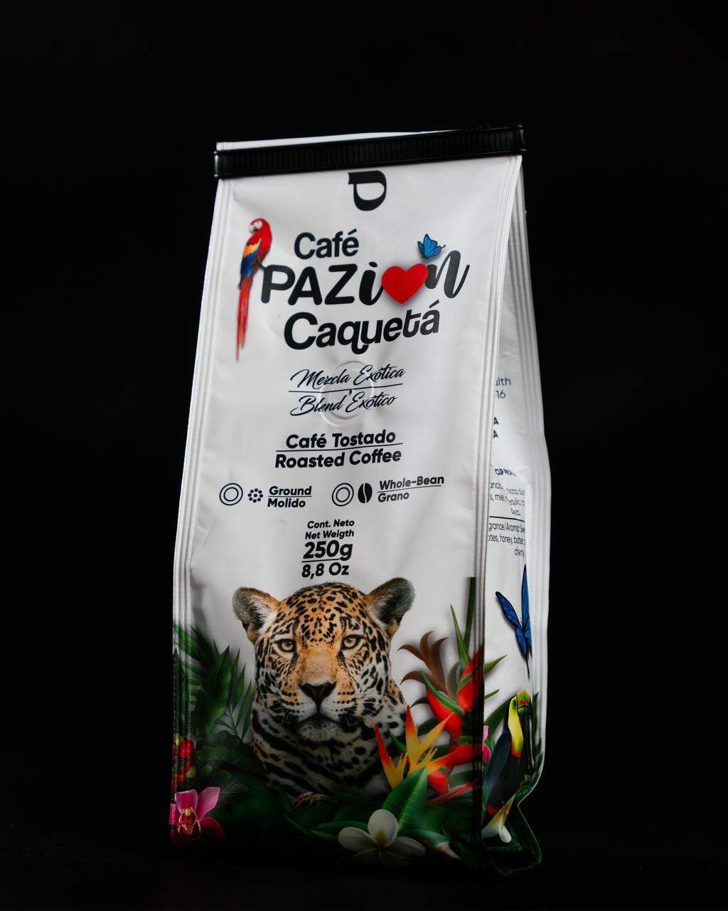 Café Pazión Caquetá Jaguar Mezcla Origen Amazonico x250gr