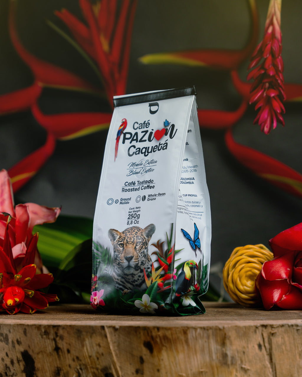Café Pazión Caquetá Jaguar Mezcla Origen Amazonico x250gr